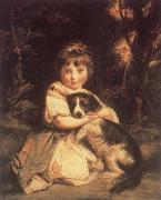 Sir Joshua Reynolds Miss Bowles oil painting
